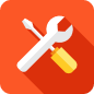 Wrench and flathead screwdriver icon
