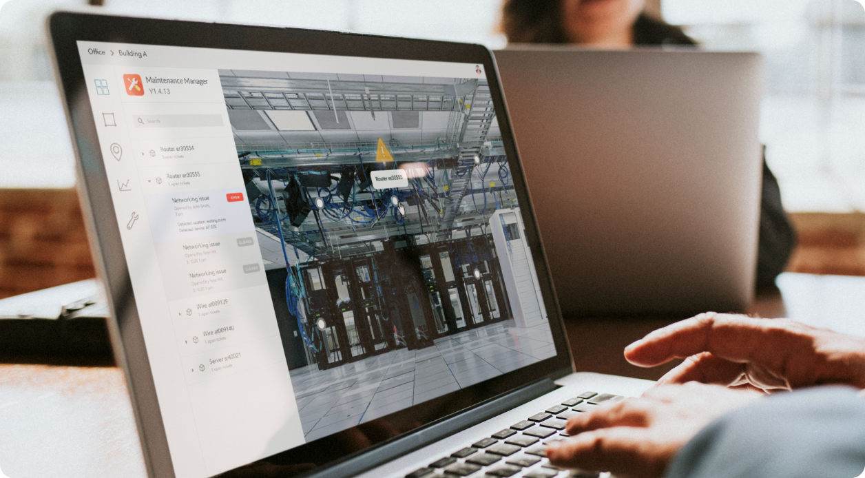 Laptop with the Vera interface
